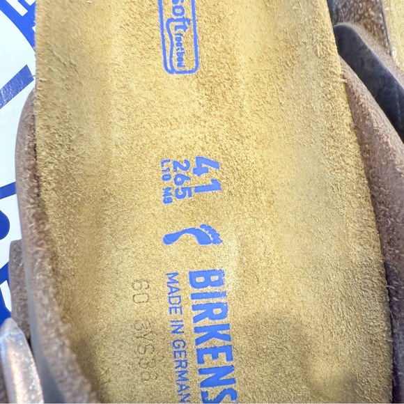 BIRKENSTOCK Boston Unisex Oiled Leather Clogs HABANA  Mens 8 Wms 10 EU 41 NIB - Picture 5 of 8